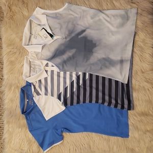 Three Nike Golf polos